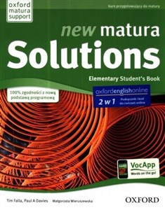 Obrazek Matura Solutions NEW Elementary 2E SB & E-WB PL