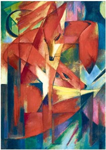 Bild von Puzzle Czerwone lisy Franz Marc 1000