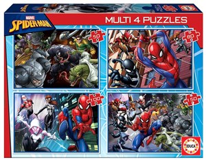 Obrazek Puzzle 50+80+00+150 Spider-Man G3