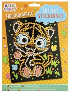 Obrazek Zestaw naklejek holograficznych TYGRYSEK