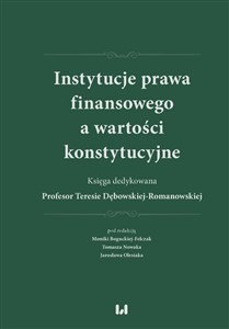 Bild von Instytucje prawa finansowego a wartości konstyt.