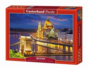 Bild von Puzzle Budapest view at dusk 2000