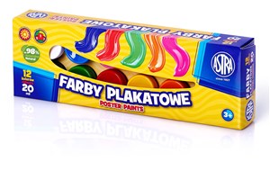 Bild von Farby plakatowe 12 kolorów 20 ml