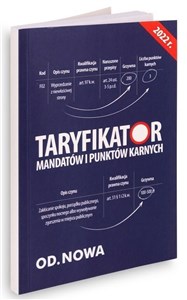 Obrazek Taryfikator mandatów i puktów karnych 2022