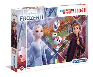 Obrazek Puzzle 104 maxi super kolor Frozen 2 23739