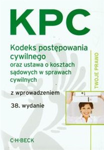 Obrazek Kodeks postępowania cywilnego oraz ustawa o kosztach sądowych w sprawach cywilnych z wprowadzeniem
