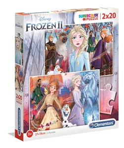 Obrazek Puzzle 2w1 super kolor Frozen 2 24759