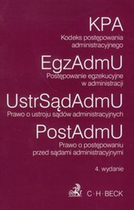 Obrazek Kodeks postępowania administracyjnego Postępowanie egzekucyjne w administracji Prawo o ustroju sądów administracyjnych Prawo o postępowaniu przed sądami administracyjnymi