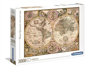 Obrazek Puzzle Old Map 3000