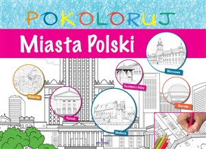 Obrazek Miasta Polski - pokoloruj