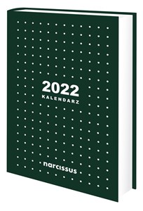 Obrazek Kalendarz książkowy 2022 Narcissus A5 dzienny zielony