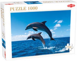 Bild von Puzzle Two Dolphins Jumping 1000