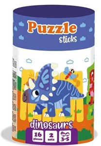 Obrazek Puzzle sticks. Dinozaury