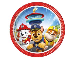 Obrazek Talerzyki papierowe Paw Patrol Rescue Heroes 20cm 8szt.