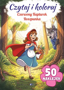 Obrazek Czytaj i koloruj: Czerwony Kapturek/Roszpunka