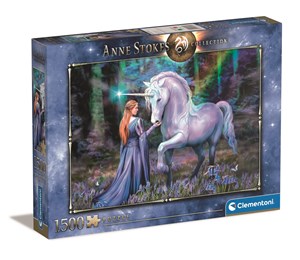 Obrazek Puzzle 1500 Anne Stokes collection Bluebell wood 31821