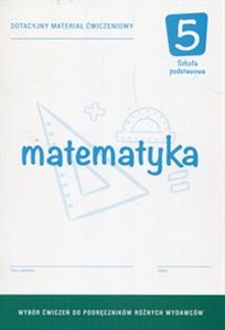 Bild von Matematyka 5 Dotacyjny materiał ćwiczeniowy Szkoła podstawowa