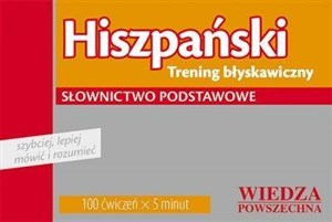 Bild von Hiszpański - Trening błyskawiczny. Słownictwo