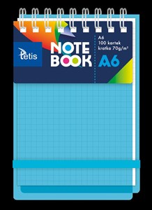 Bild von Kołonotatnik A6 okładka pp kolor niebieski 70g/m2 100 kartek