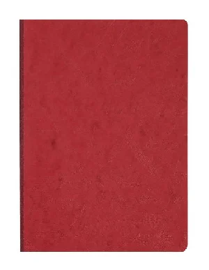 Obrazek AGEBAG KLADDE ROT A4-FORMAT KARIERT
