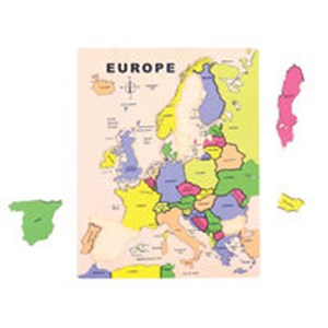 Bild von Puzzle Mapa Europy