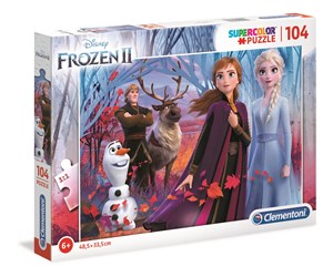 Obrazek Puzzle 104 super kolor Frozen 2 27274