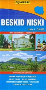 Obrazek Beskid Niski mapa turystyczna 1:50 000