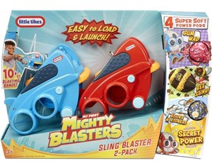 Obrazek Mój pierwszy Mighty Blasters Sling Blaster 2- Pak