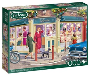 Bild von Puzzle 1000 Falcon Zakład fryzjerski G3