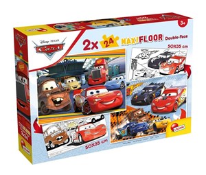 Obrazek Puzzle Maxifloor Double-Face Auta 2x24