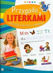 Bild von Przygoda z literkami Edukacja przedszkolaka Książeczka edukacyjna z naklejkami