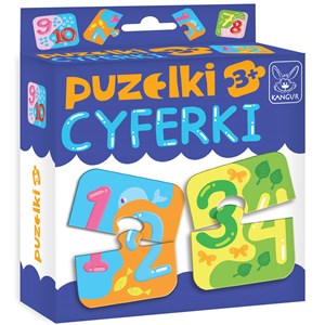 Obrazek Puzzelki Cyferki 3+