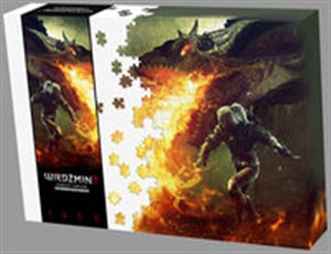 Obrazek Puzzle Wiedźmin 2: Geralt i Smok 1500