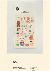 Obrazek Naklejki ozdobne Przyjęcie Suatelier