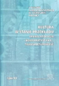 Bild von Kultura w stanie przekładu Translatologia-Komparatystyka-Transkulturowość