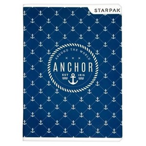 Obrazek Zeszyt A5/60K kratka Marine (10szt)