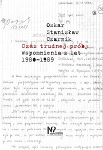 Obrazek Czas trudnej próby Wspomnienia z lat 1980-1989