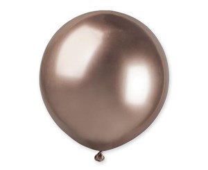 Obrazek Balony chromowane różowo-złote 48cm 25szt