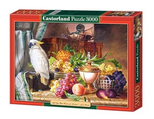 Bild von Puzzle Still Life With Fruit and a Cockatoo, Josef Schuster 3000