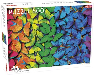 Obrazek Puzzle Rainbow Butterflies 500 elementów