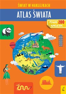 Obrazek Atlas świata Świat w naklejkach