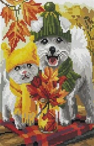 Bild von Diamentowa mozaika - Zwierzęta 20x30cm