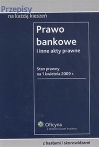 Obrazek Prawo bankowe i inne akty prawne z hasłami i skorowidzami