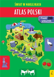 Obrazek Atlas Polski Świat w naklejkach