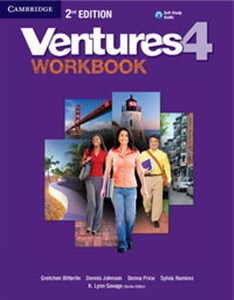 Obrazek Ventures Level 4 Workbook with Audio CD