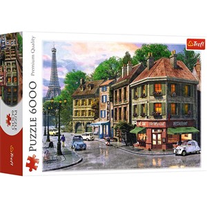 Obrazek Puzzle Uliczka Paryża 6000
