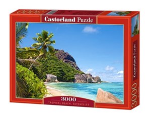 Bild von Puzzle Tropical Beach, Seychelles 3000