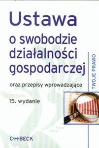 Bild von Ustawa o swobodzie działalności gospodarczej oraz przepisy wprowadzające