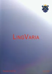Obrazek LingVaria 2010/2 Półrocznik Wydziału Polonistyki Uniwersytetu Jagiellońskiego