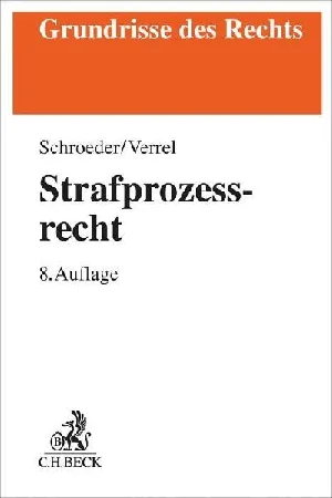Obrazek SCHROEDER, F: STRAFPROZESSRECHT